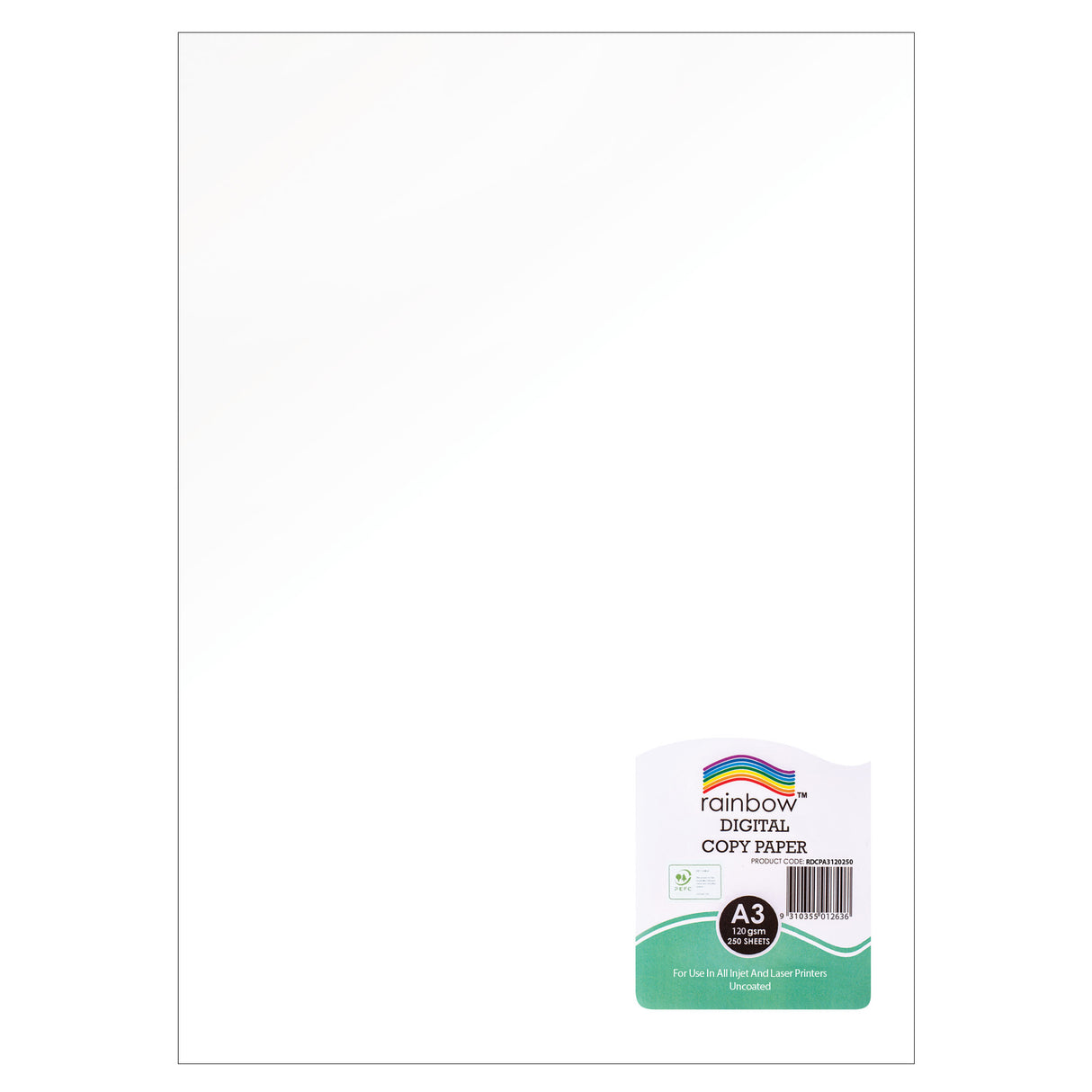 Rainbow Digital Matt Paper 120gsm Pack of 250 Sheets