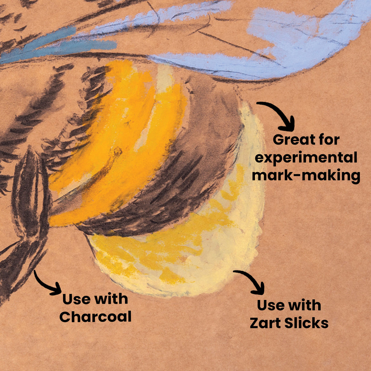 Zart Kraft Paper 90gsm 51 x 76cm Pack of 500 - Zart