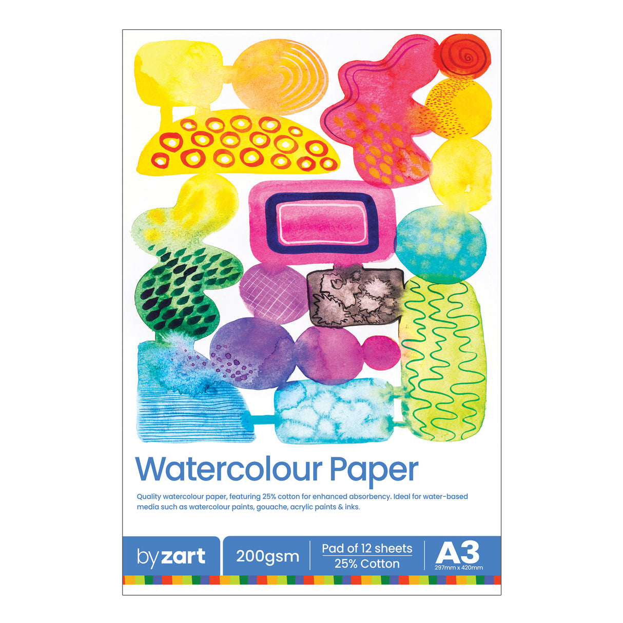 Zart Watercolour Pad 200gsm - Zart