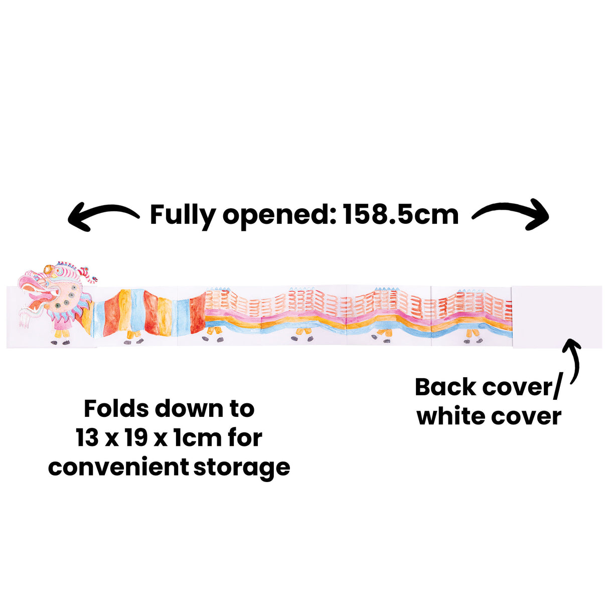 Fold-Out Journals Pack of 10 - Zart