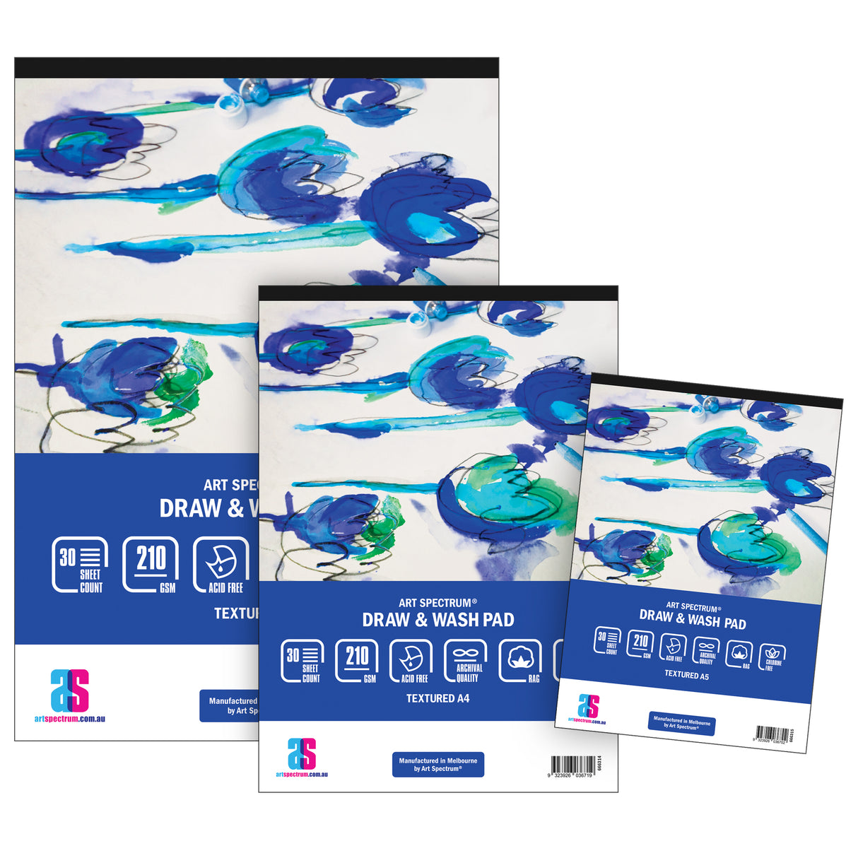 Art Spectrum Draw & Wash Pad Textured - Zart