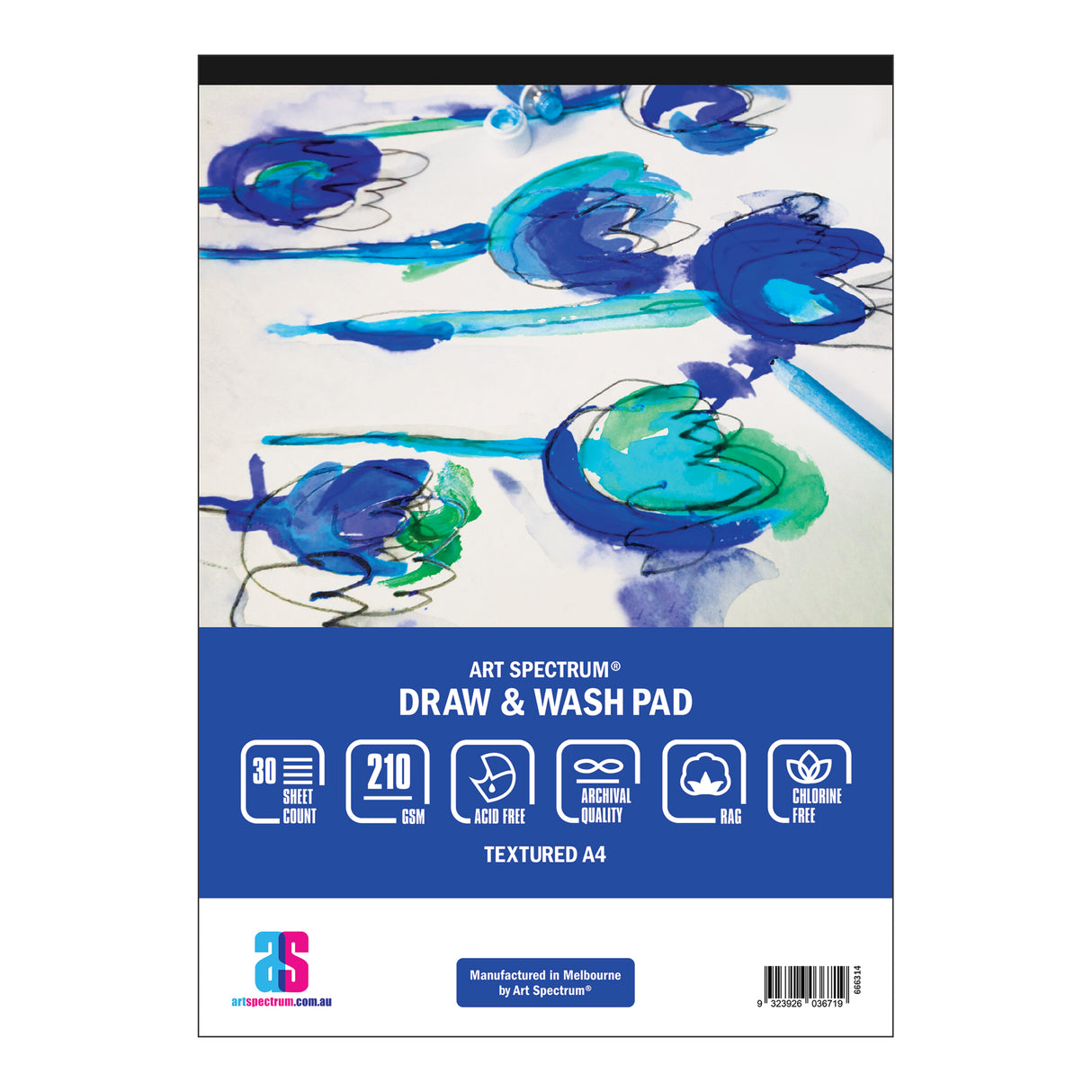 Art Spectrum Draw & Wash Pad Textured - Zart