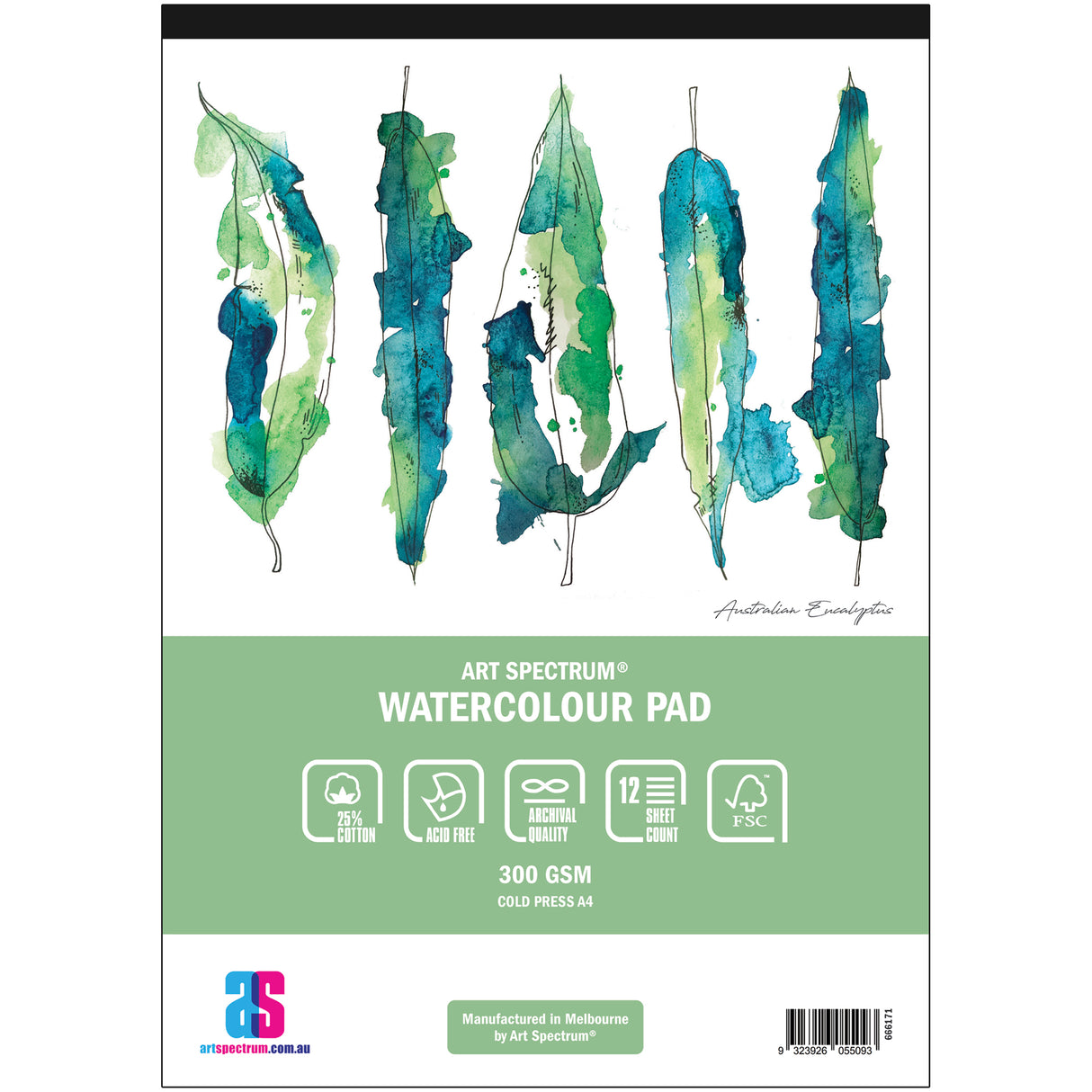 Art Spectrum Watercolour Paper Pad 300gsm Cold Press - Zart