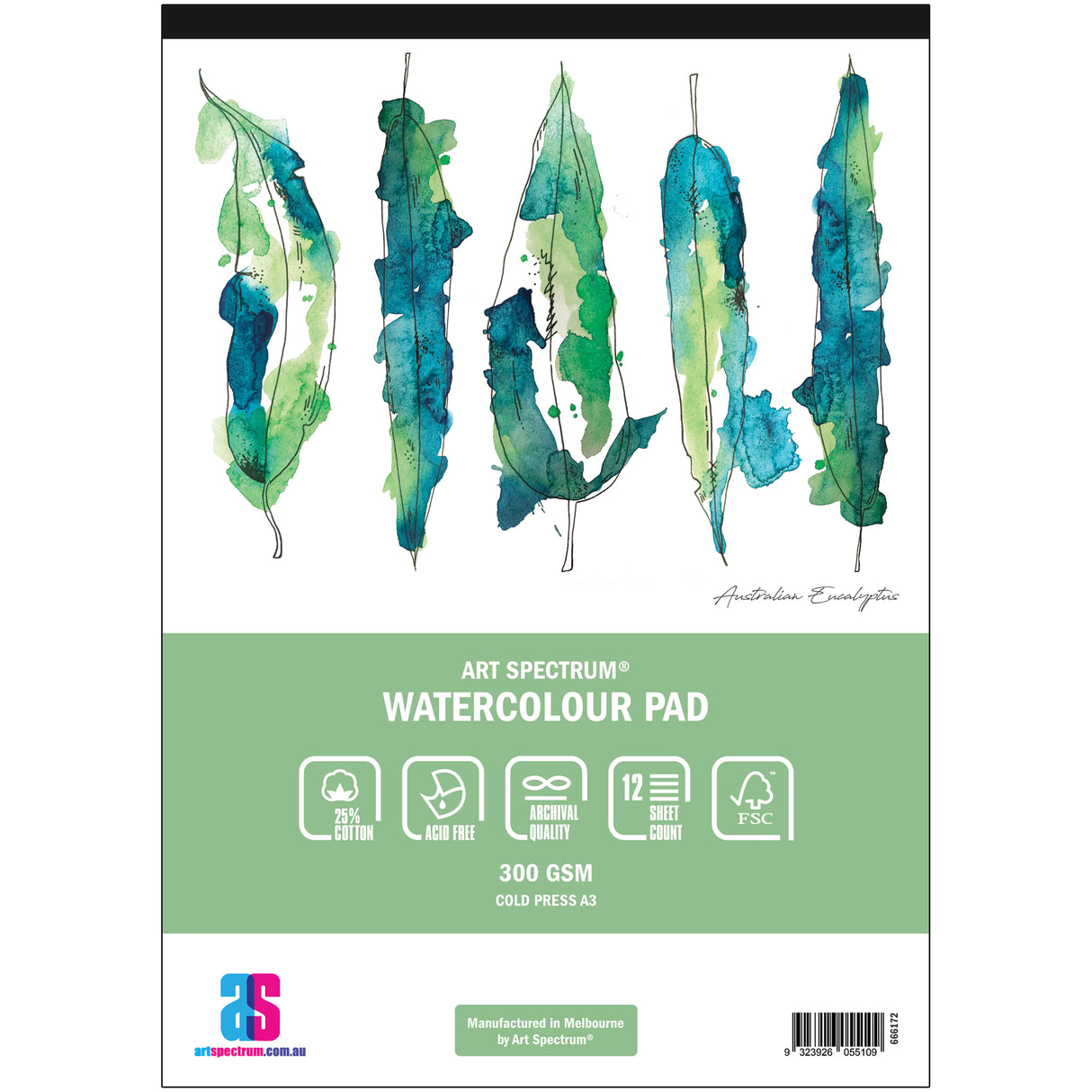 Art Spectrum Watercolour Paper Pad 300gsm Cold Press - Zart
