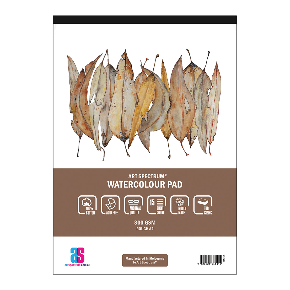 Art Spectrum 100% Cotton Watercolour Paper Pad Rough