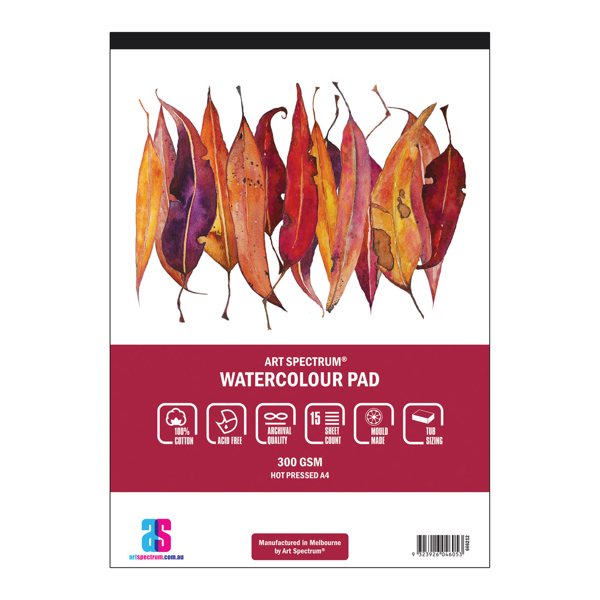 Art Spectrum 100% Cotton Watercolour Pad Hot Press