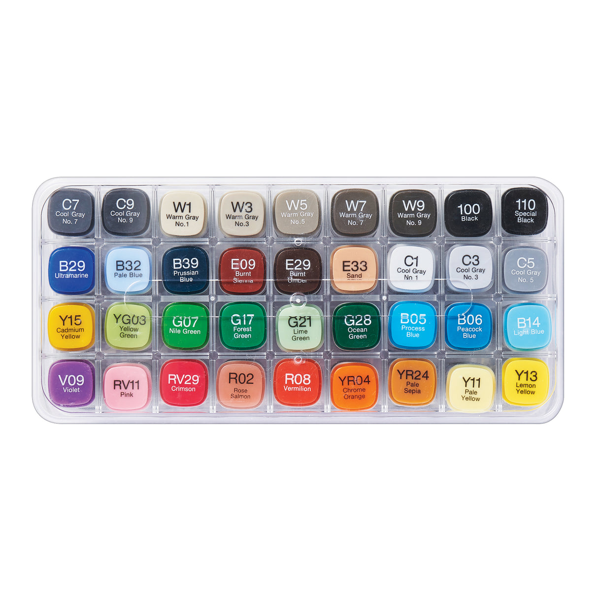 Copic Markers Pack of 36 - Zart