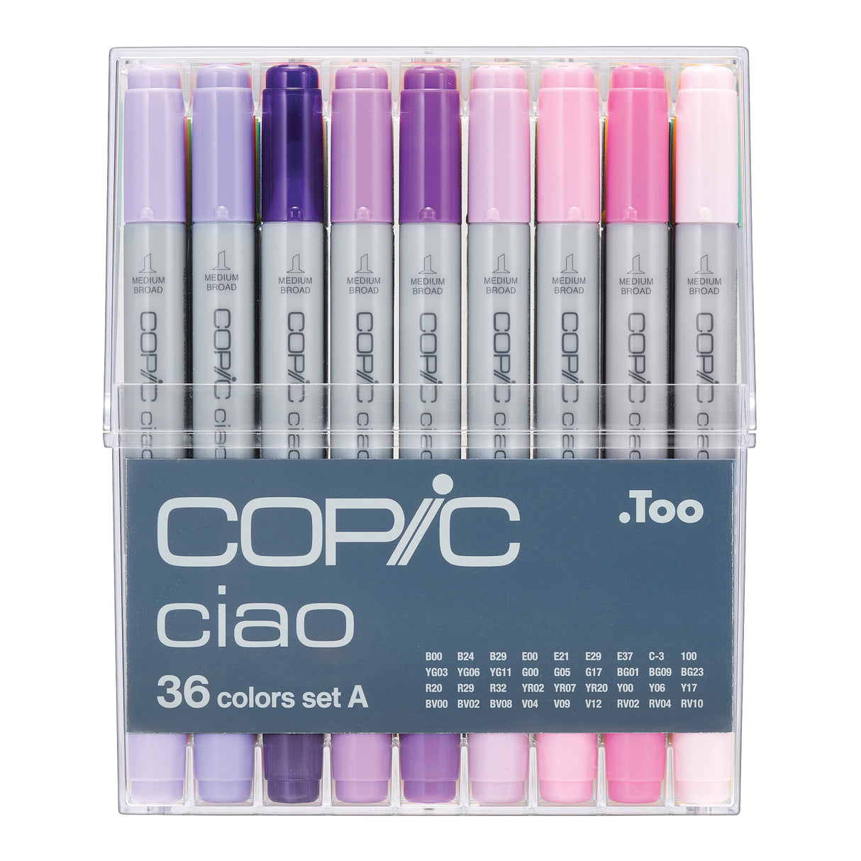 Copic Ciao Marker Set A Pack of 36 - Zart