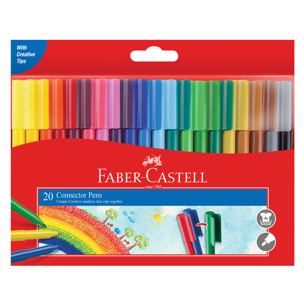 Faber-Castell Coloured Connector Pens Sets - Zart