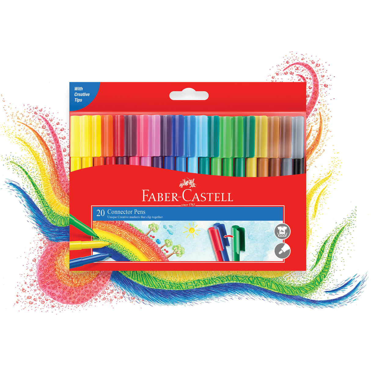 Faber-Castell Coloured Connector Pens Sets - Zart