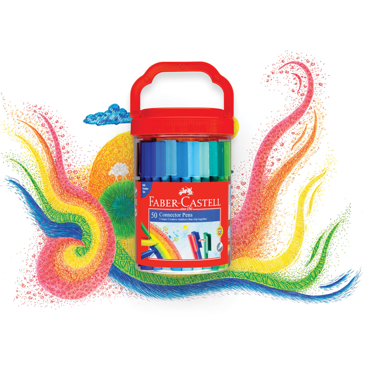 Faber-Castell Coloured Connector Pens Sets - Zart