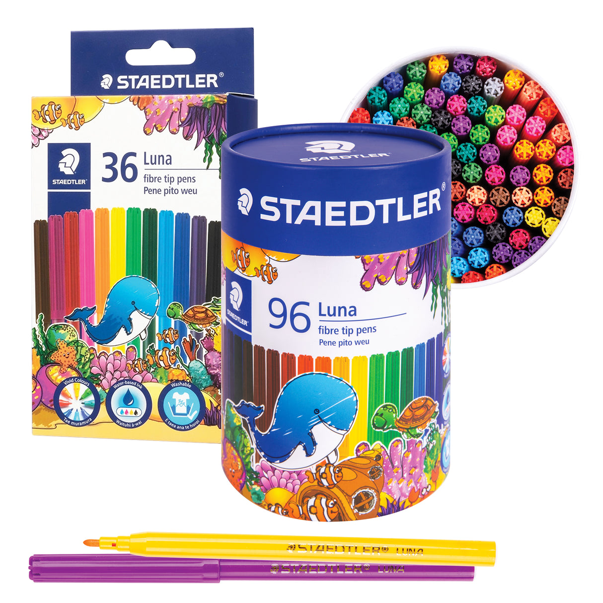 Staedtler Luna Fibre-Tip Marker Pens