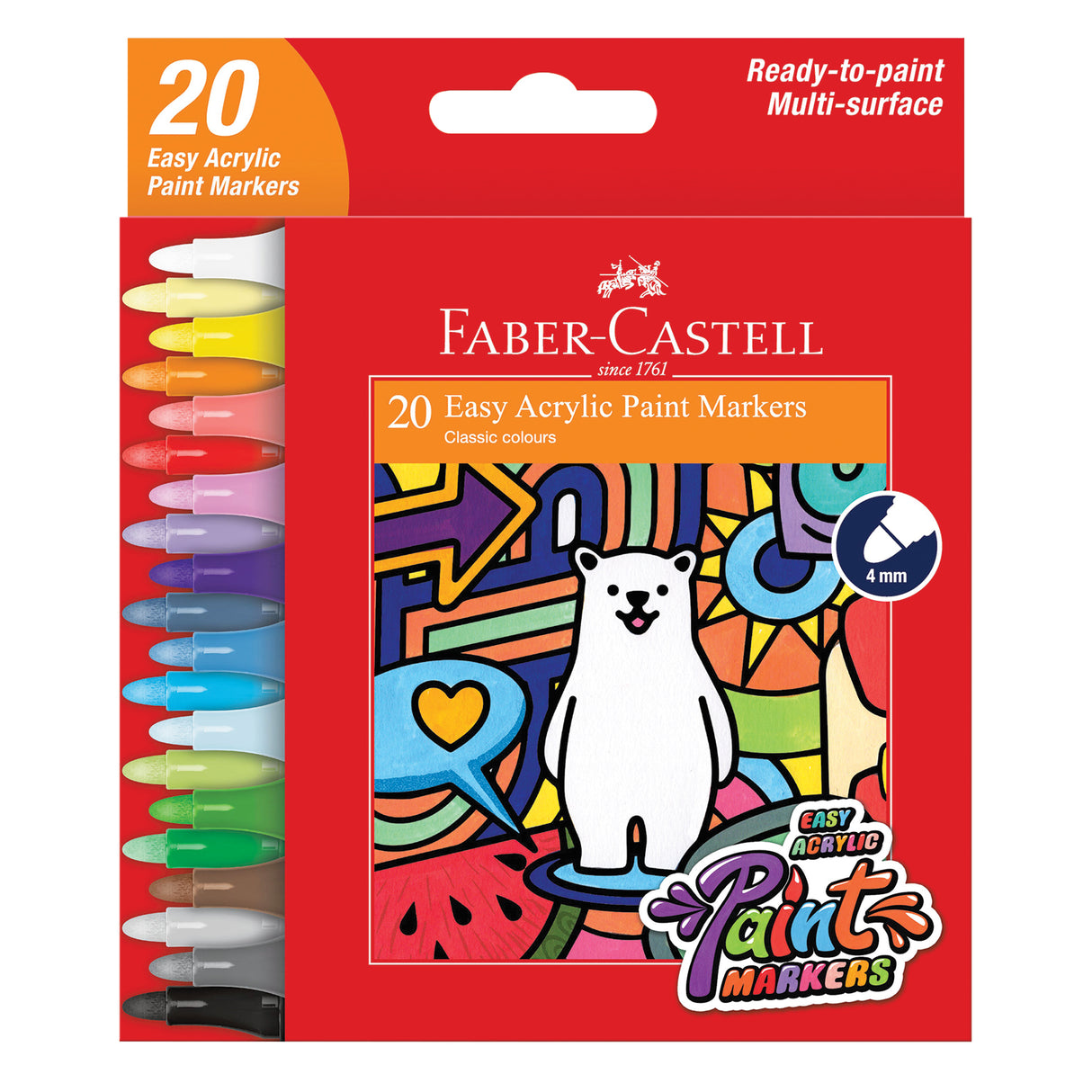 Faber-Castell Easy Acrylic Marker Sets