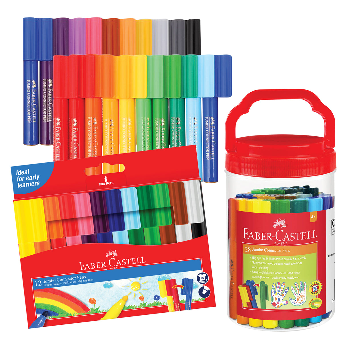 Faber-Castell Jumbo Connector Pens