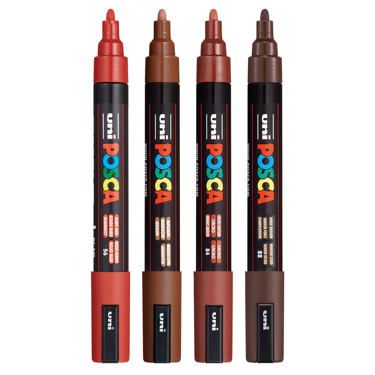 Posca Marker PC-5M Shades Colour Sets - Zart