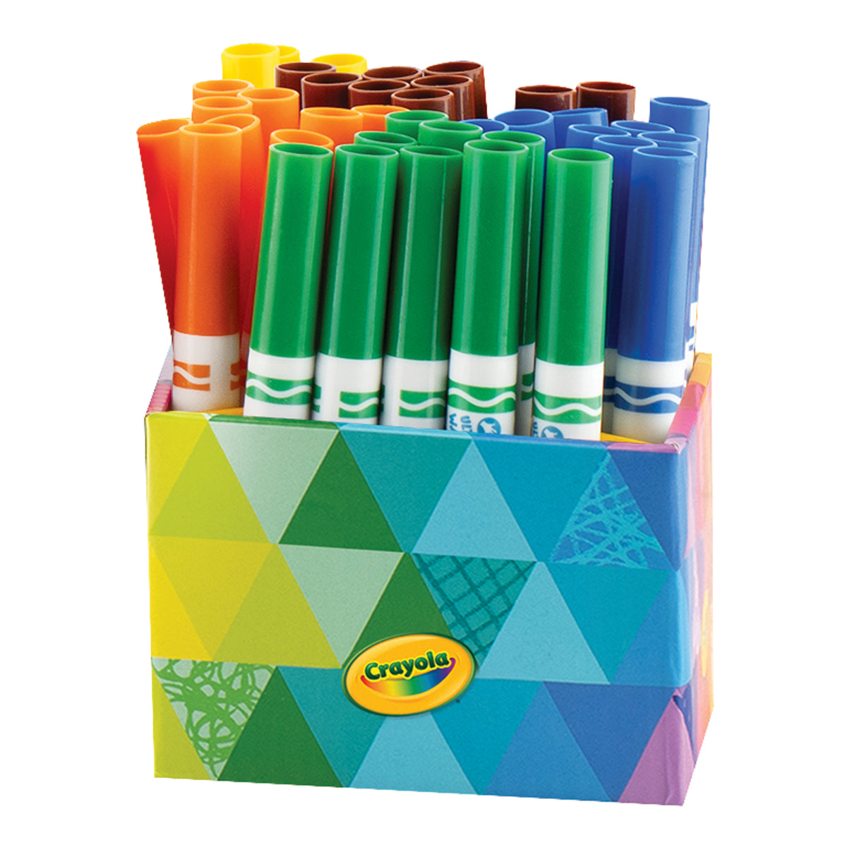 Crayola Broadline Marker with Desk Caddies Classpack of 120 - Zart