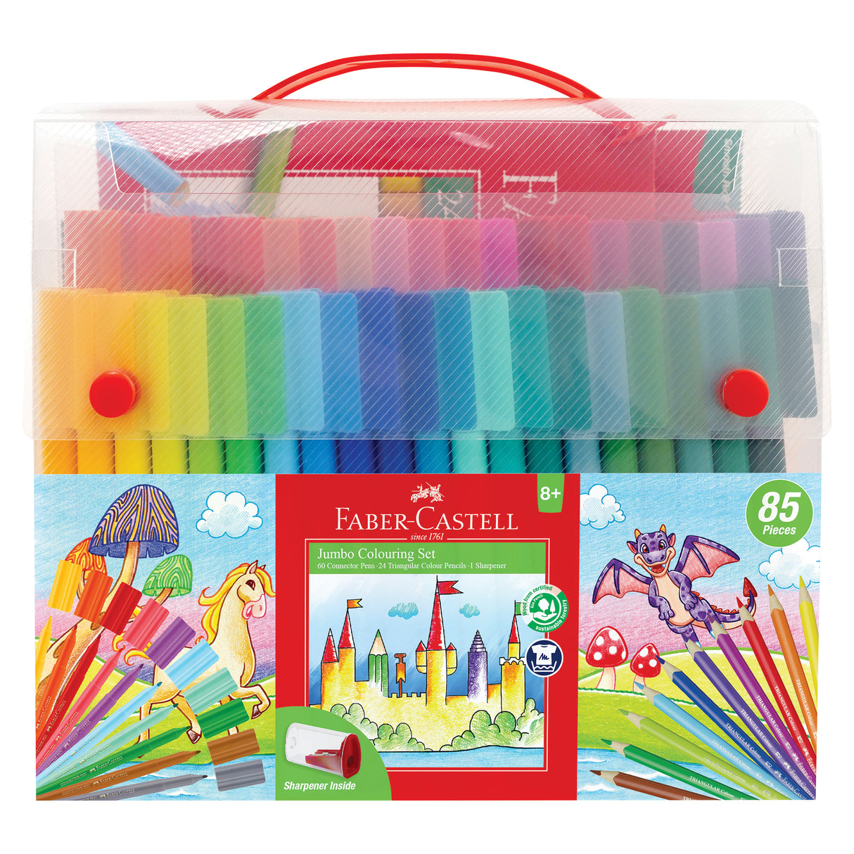 Faber-Castell Mixed Media Colour Set 85 Pieces - Zart