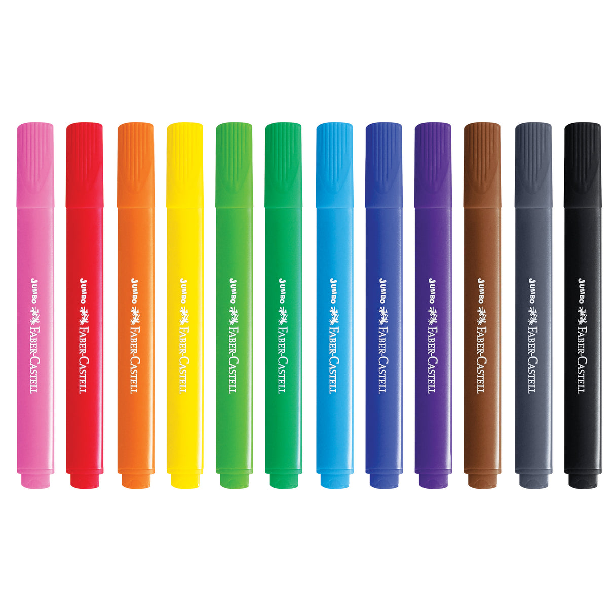 Faber-Castell Jumbo Triangular Markers Pack of 12 - Zart