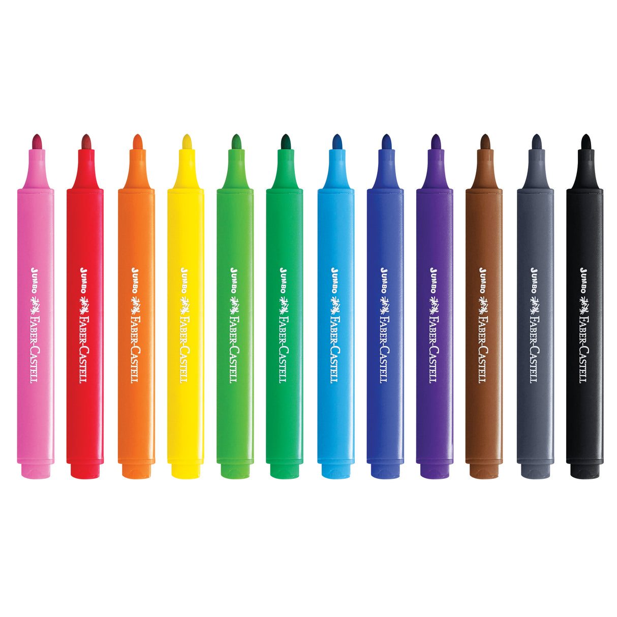 Faber-Castell Jumbo Triangular Markers Pack of 12 - Zart
