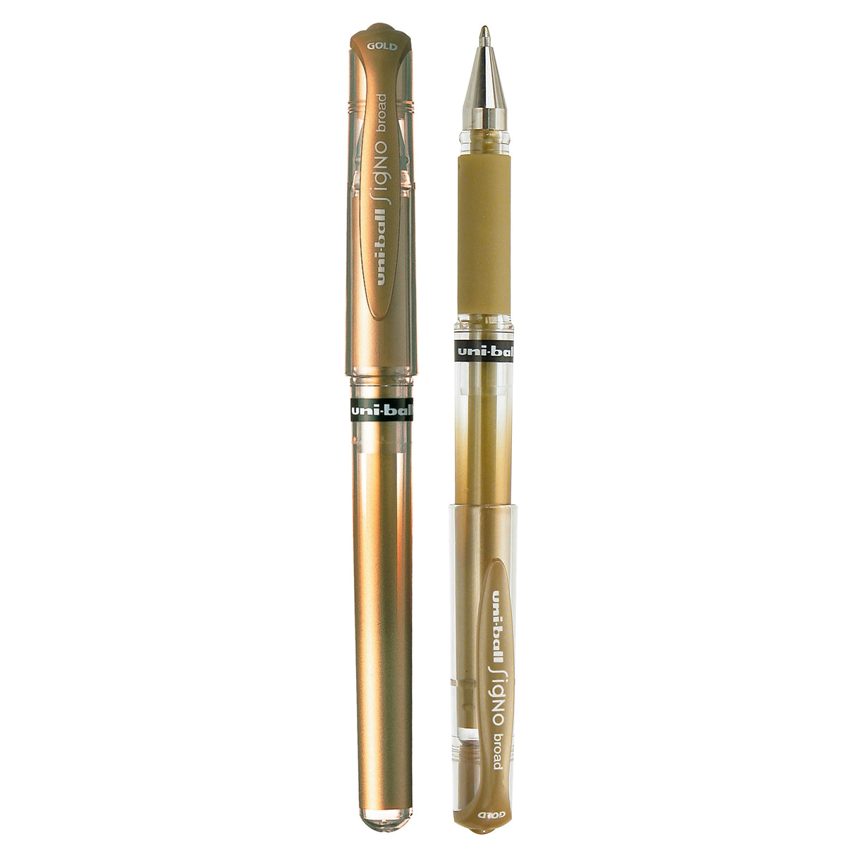 Uni Signo Broad Metallic Gel Pen Gold