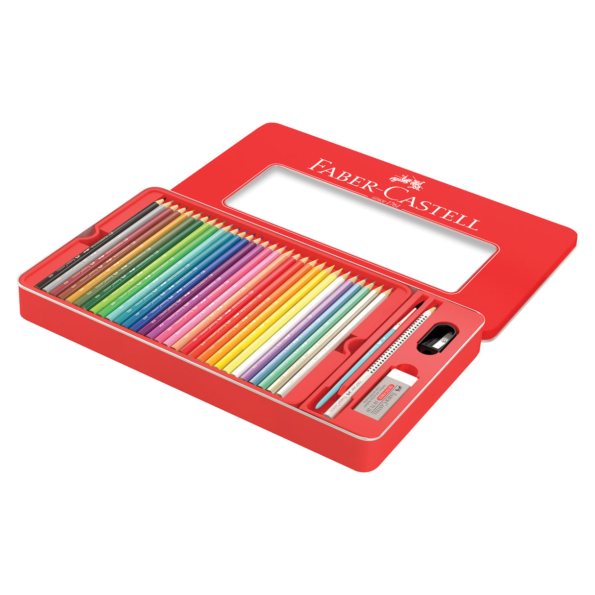 Faber-Castell Watercolour Pencils Sketch Tin Pack of 60 - Zart