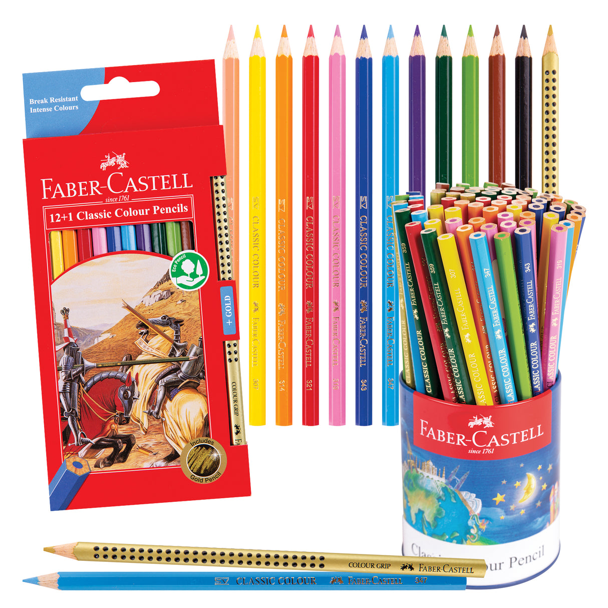 Faber-Castell Classic Colour Pencils - Zart