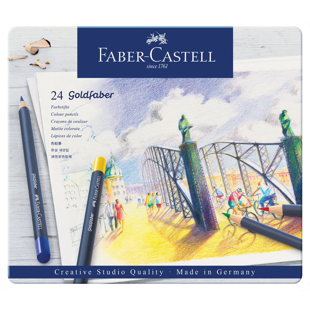 Faber Goldfaber Coloured Pencils Pack of 24 - Zart