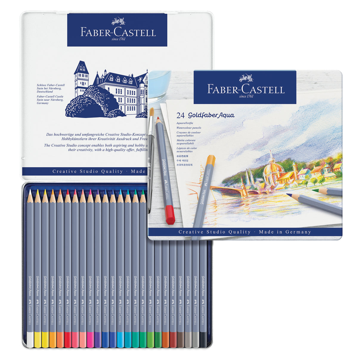 Faber-Castell Goldfaber Aqua Watercolour Pencils