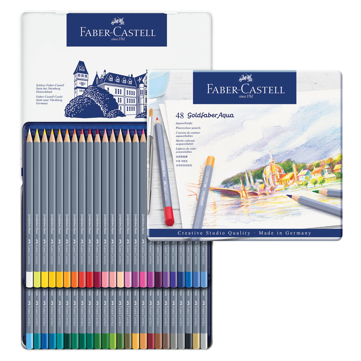 Faber-Castell Goldfaber Aqua Watercolour Pencils