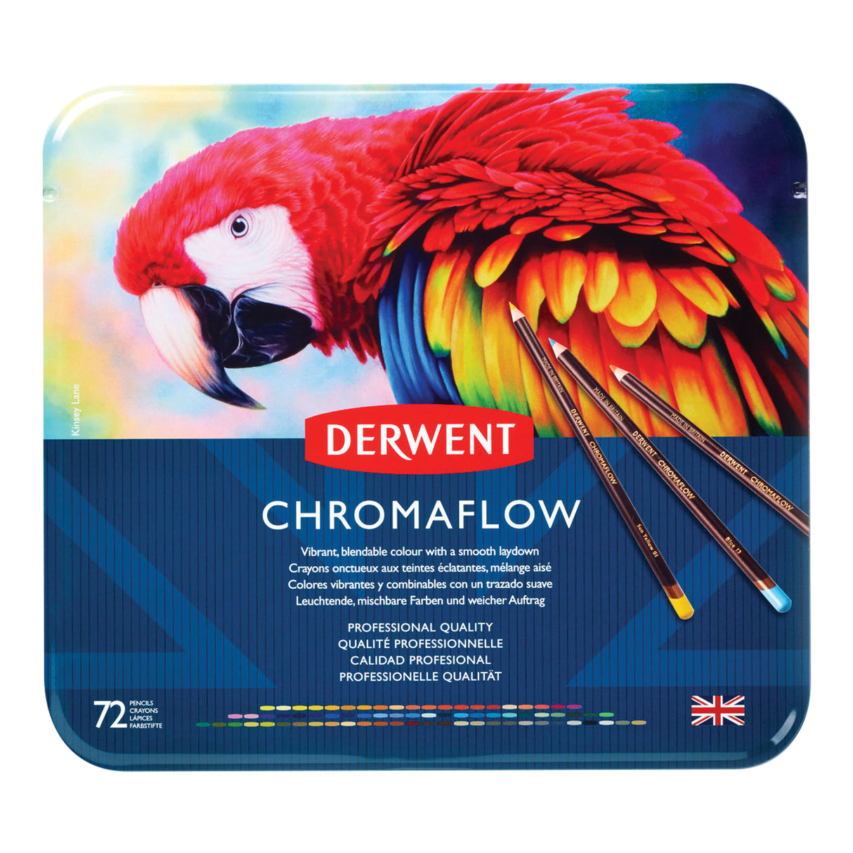Derwent Chromaflow Coloured Pencils Tin Sets