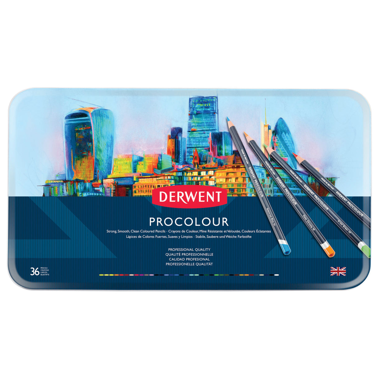 Derwent Procolour Colour Pencils Tin Sets