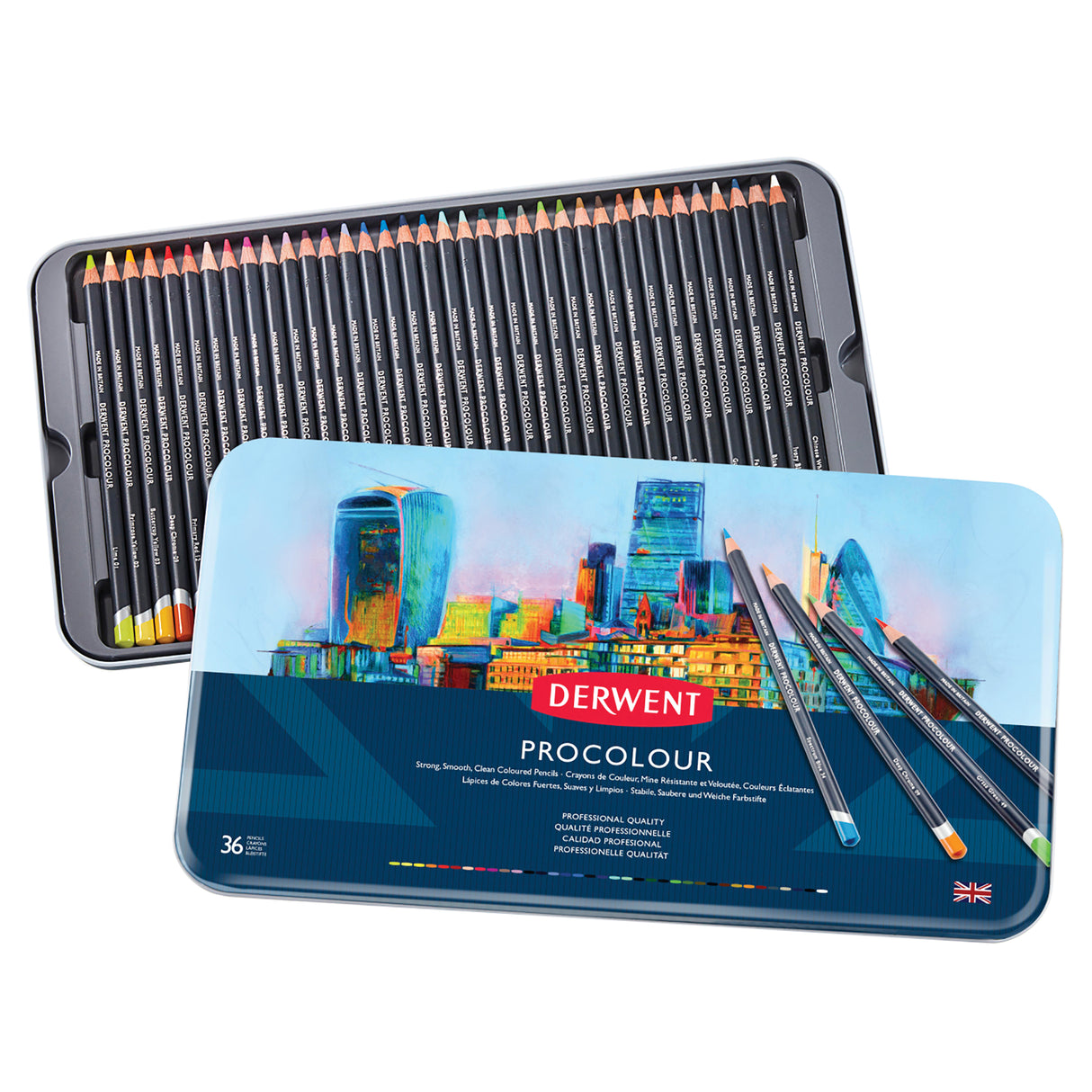 Derwent Procolour Colour Pencils Tin Sets