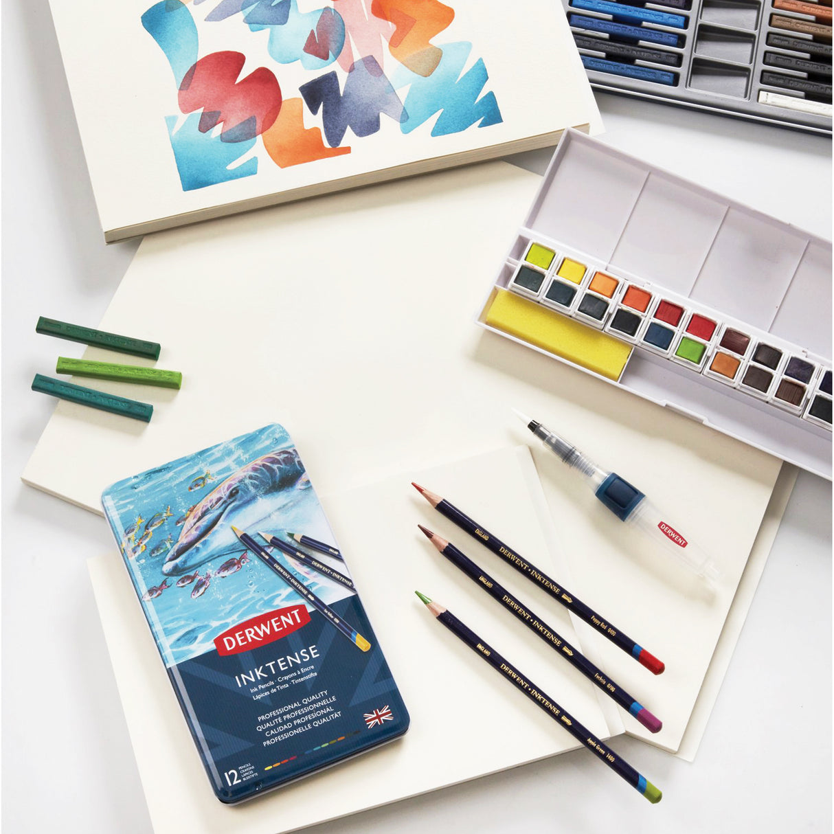 Derwent Pencils Inktense Tin Sets