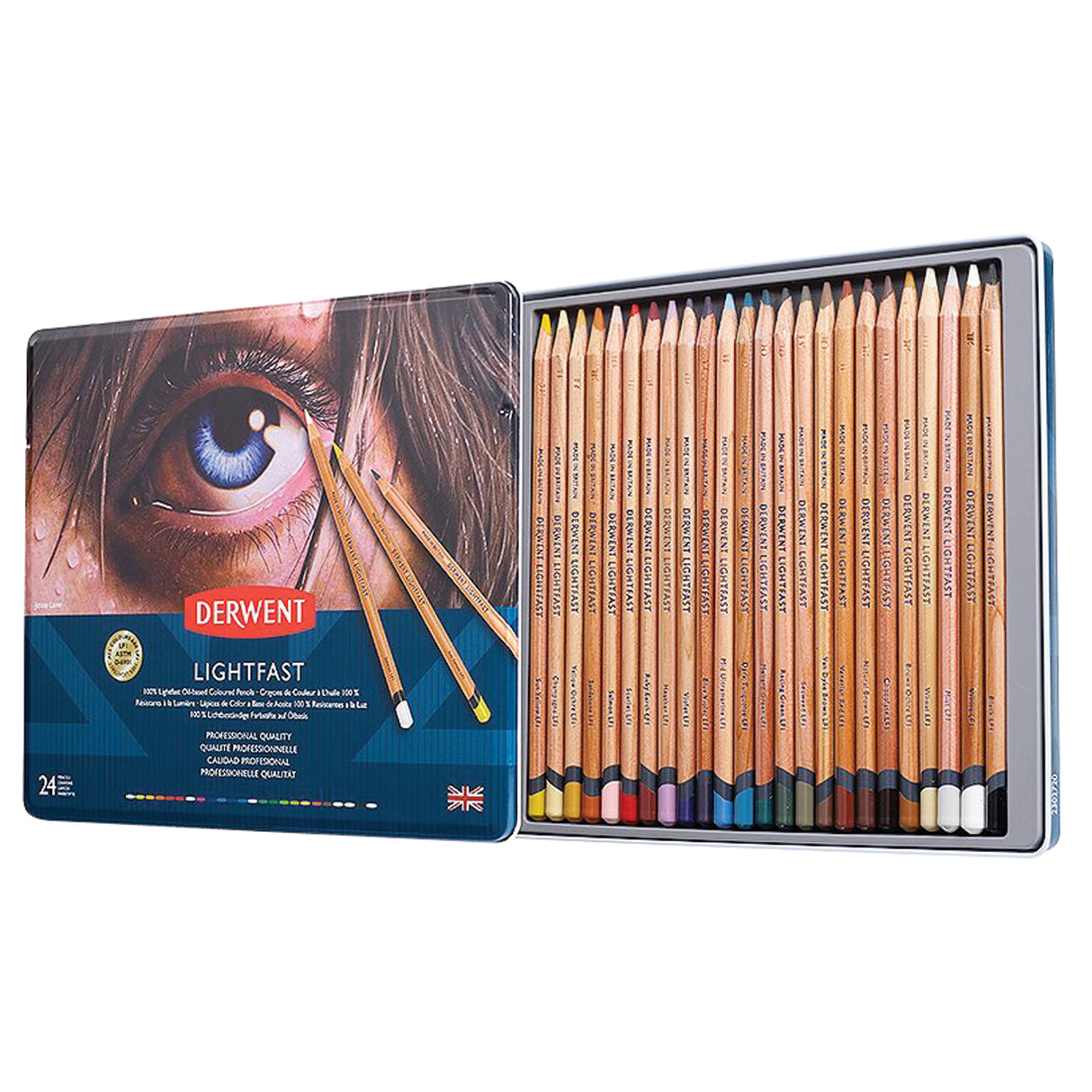 Derwent Lightfast Colour Pencil Tin