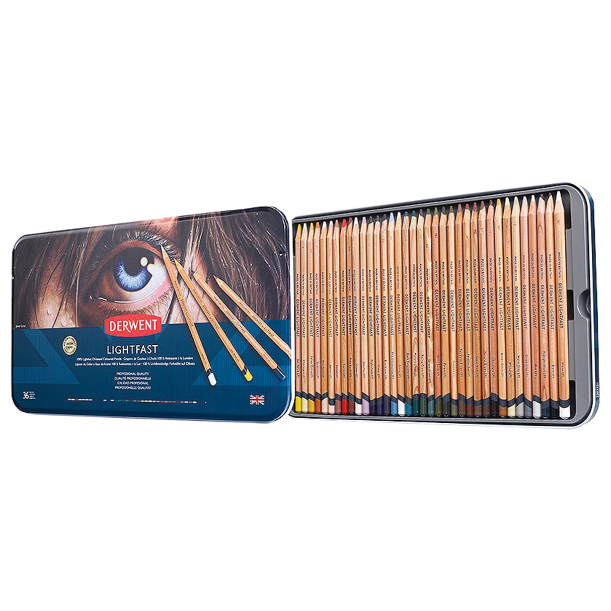 Derwent Lightfast Colour Pencil Tin
