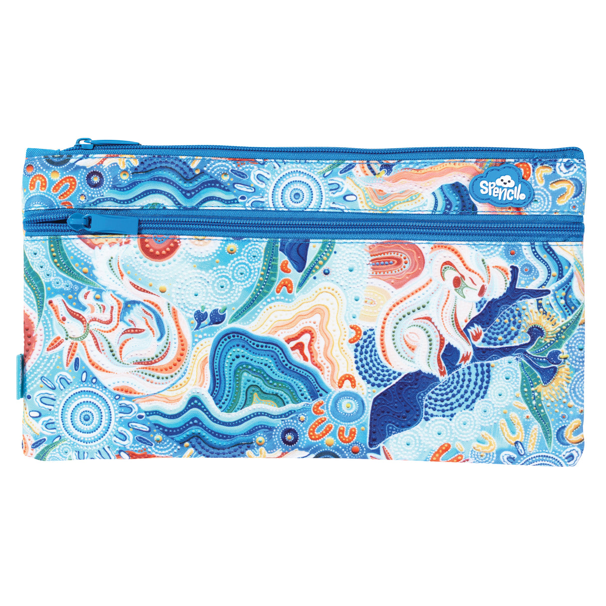 Spencil Twin Zip Pencil Case Wani-Wani Watina