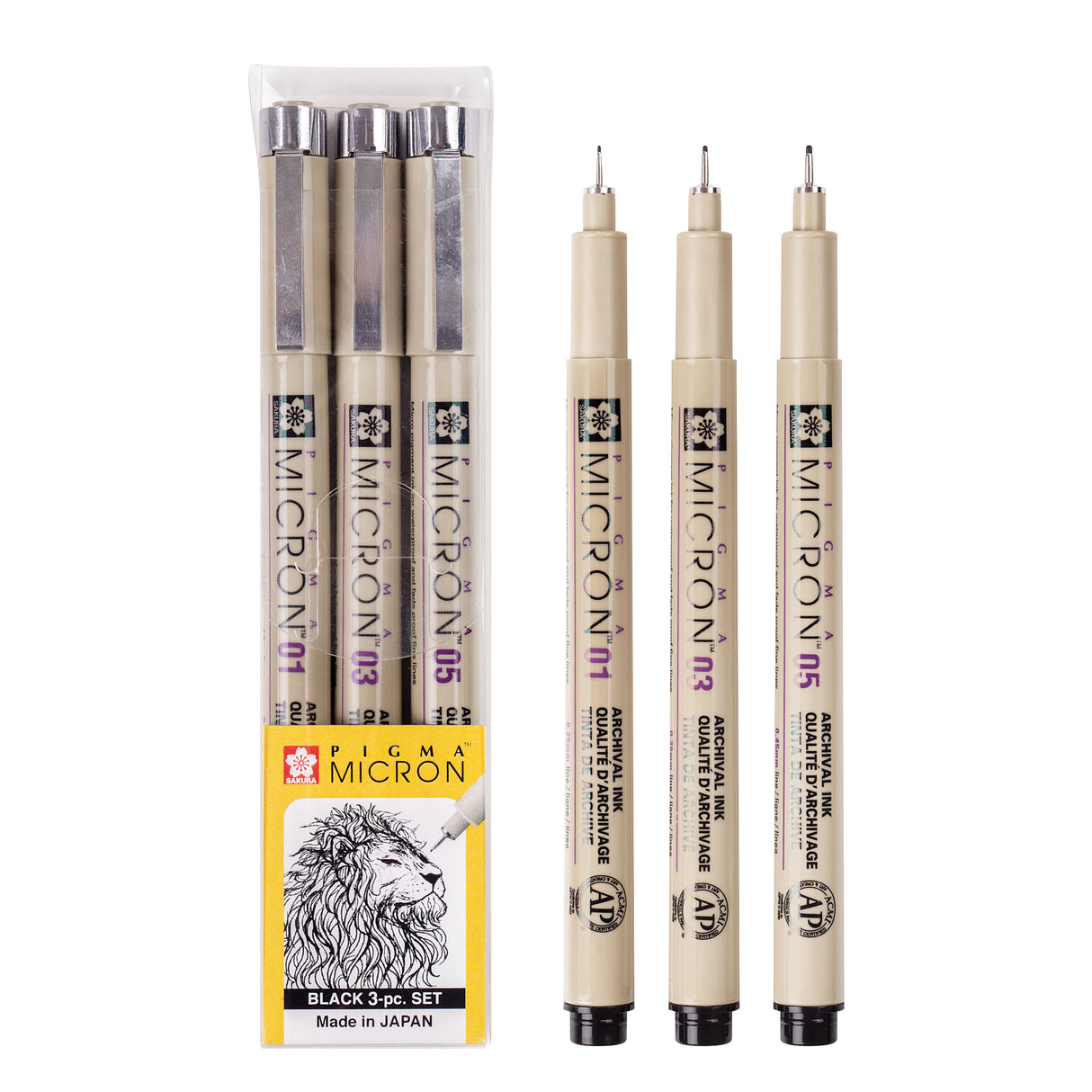 Sakura Pigma Micron Fineliner Assorted Pens - Zart