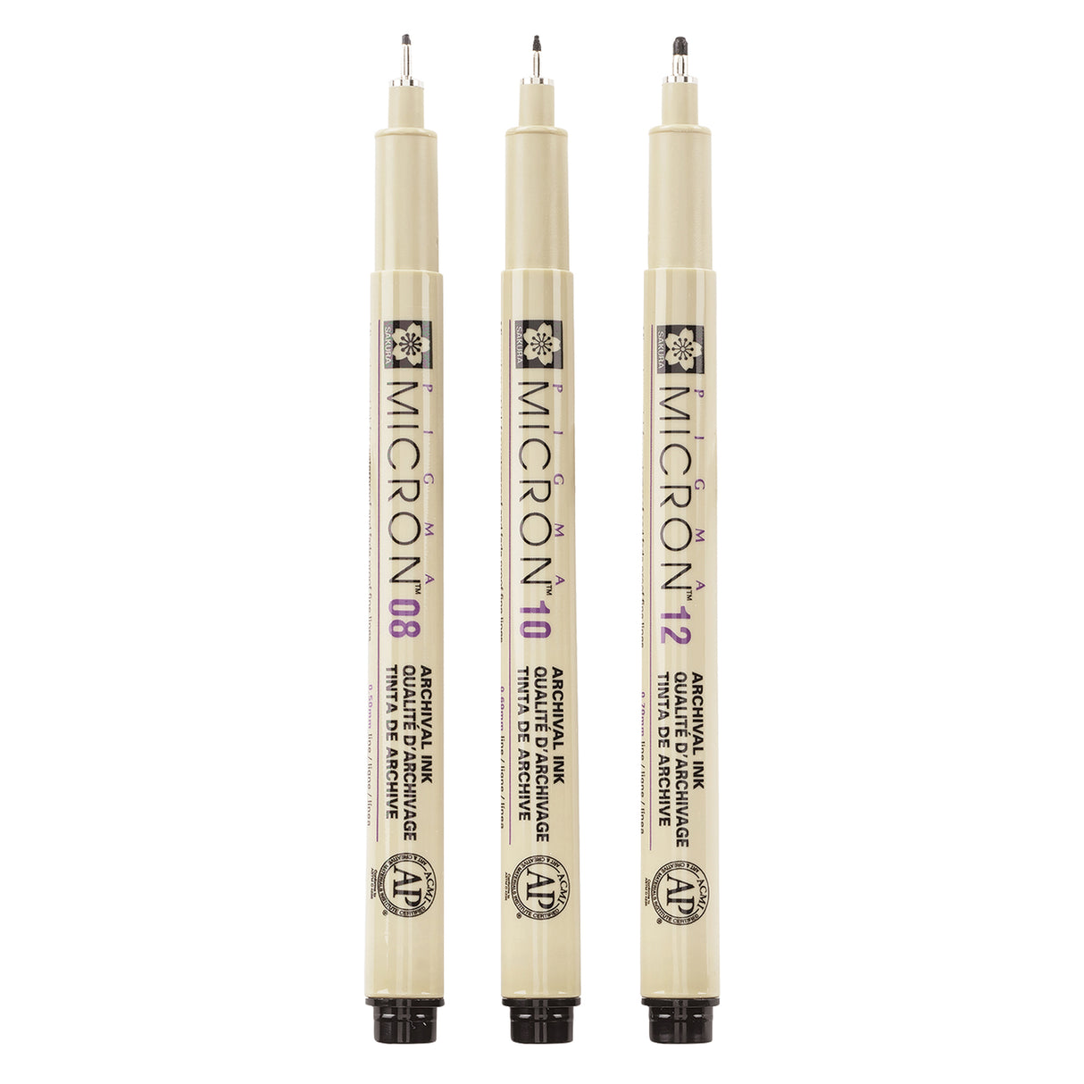 Sakura Pigma Micron Fineliner Assorted Pens - Zart