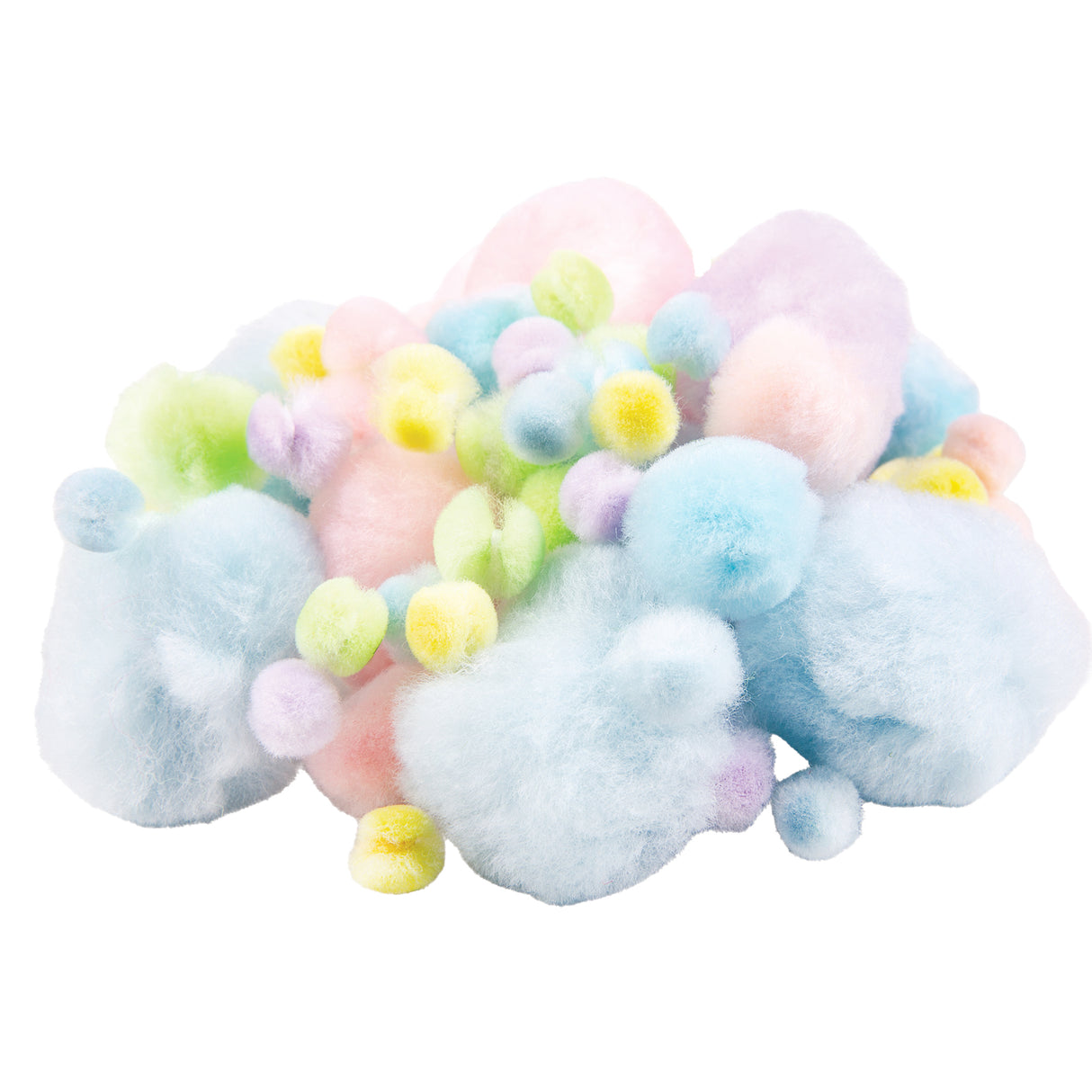 Pom Poms Pastel Colours Pack of 60 - Zart