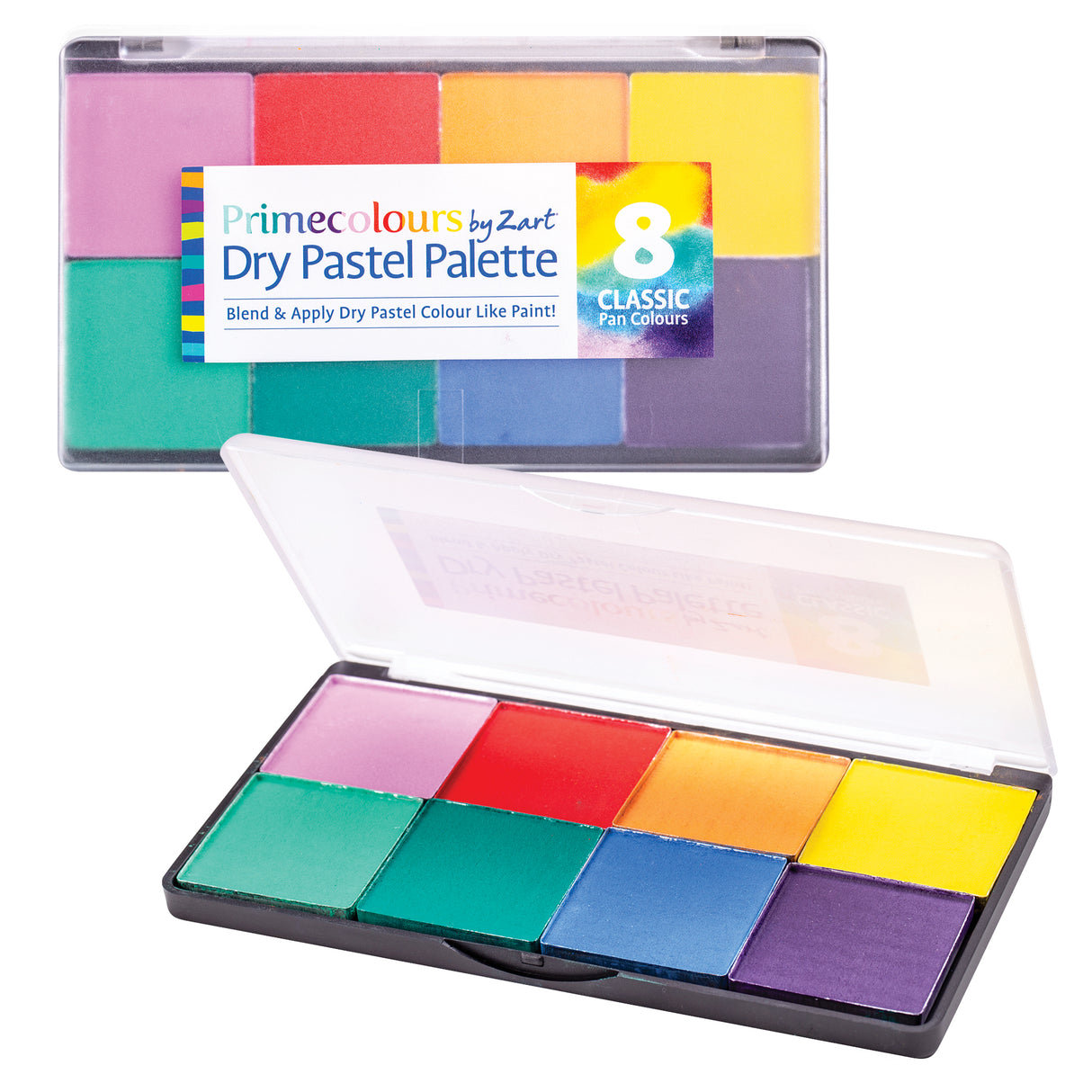 Pastels Palettes by Zart Basics Pack of 8 - Zart