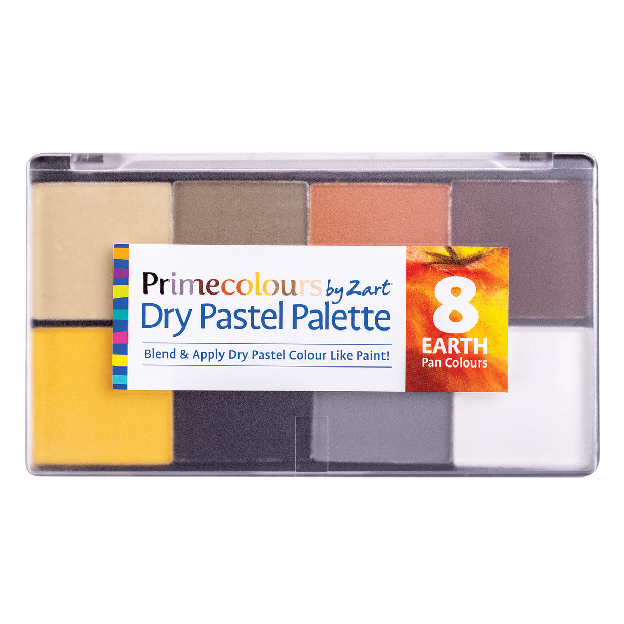 Pastels Palettes by Zart Earth Tones Pack of 8 - Zart