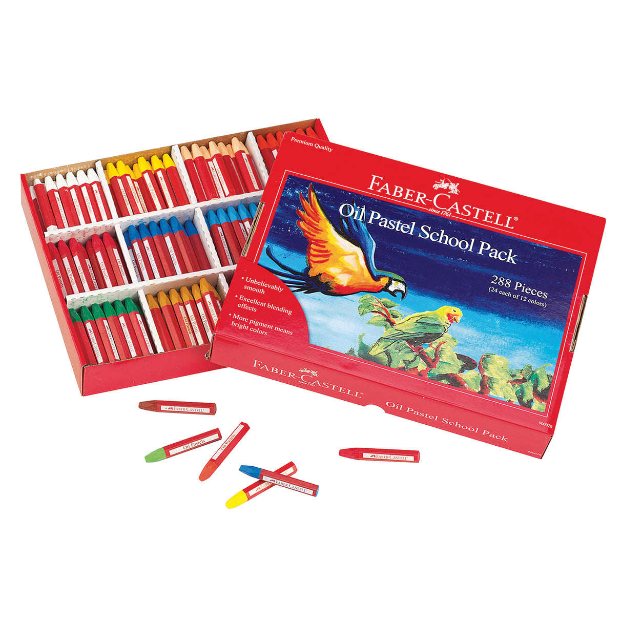 Faber Oil Pastels Classpack of 288 - Zart