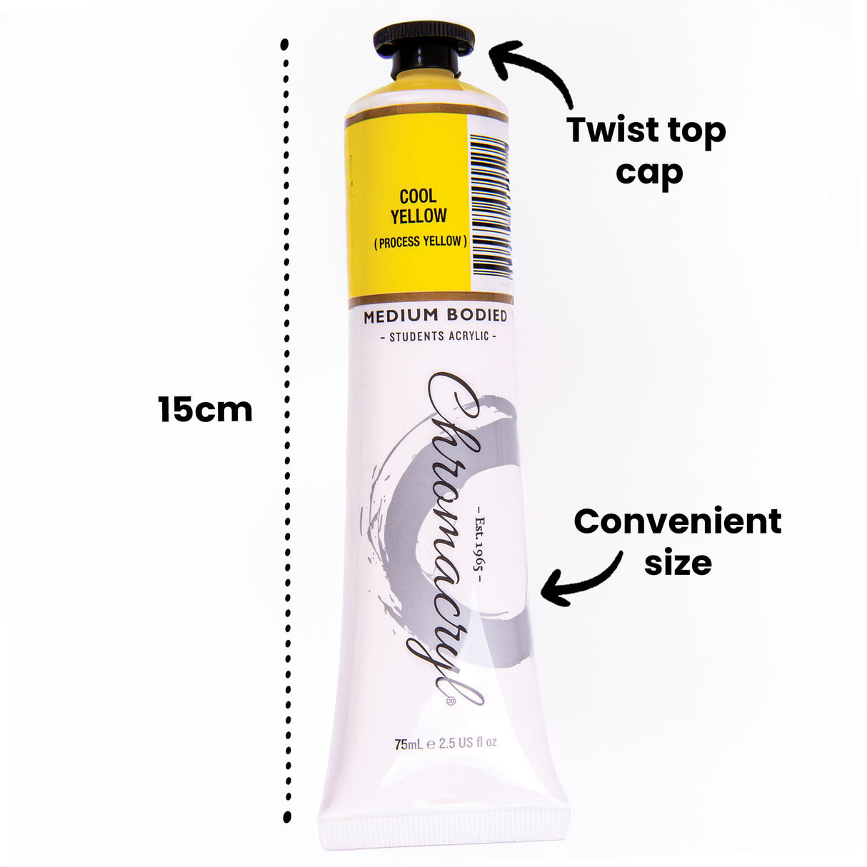 Chromacryl Acrylic Paint 75mL Tubes - Zart