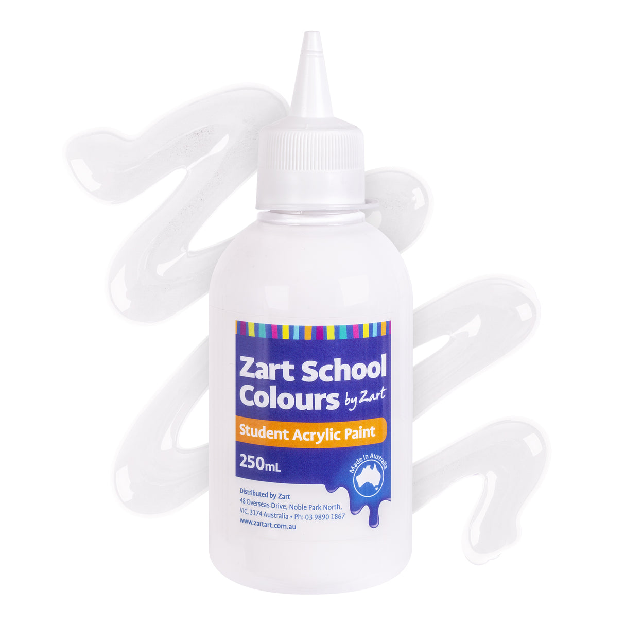 Zart School Colours Acrylic Paint 250ml - Zart