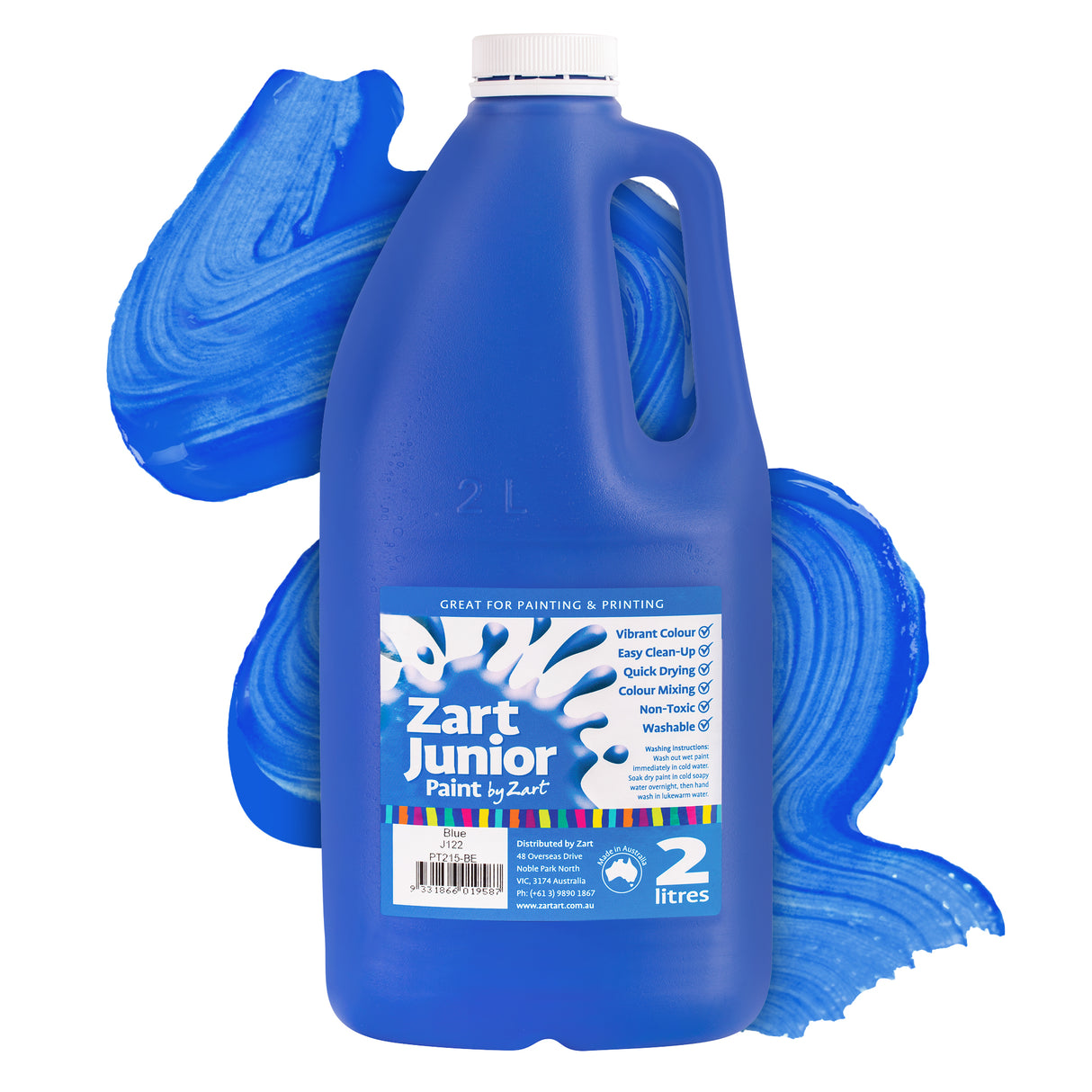 Zart Junior Paint 2L Bottles - Zart
