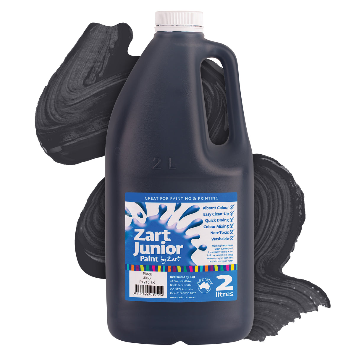 Zart Junior Paint 2L Bottles - Zart