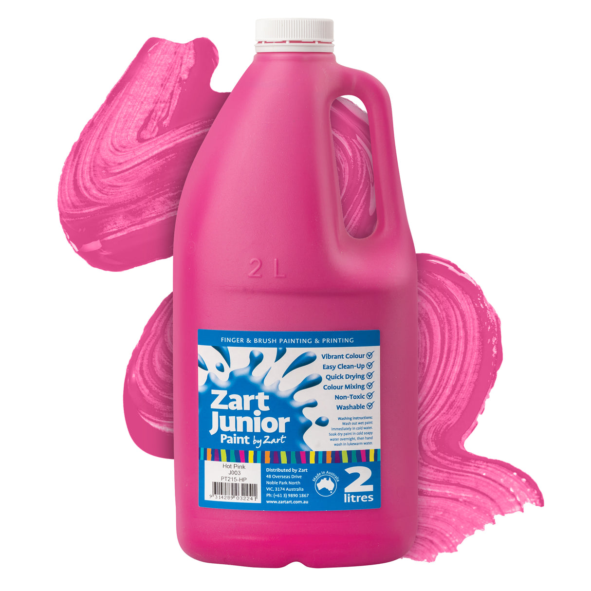 Zart Junior Paint 2L Bottles - Zart