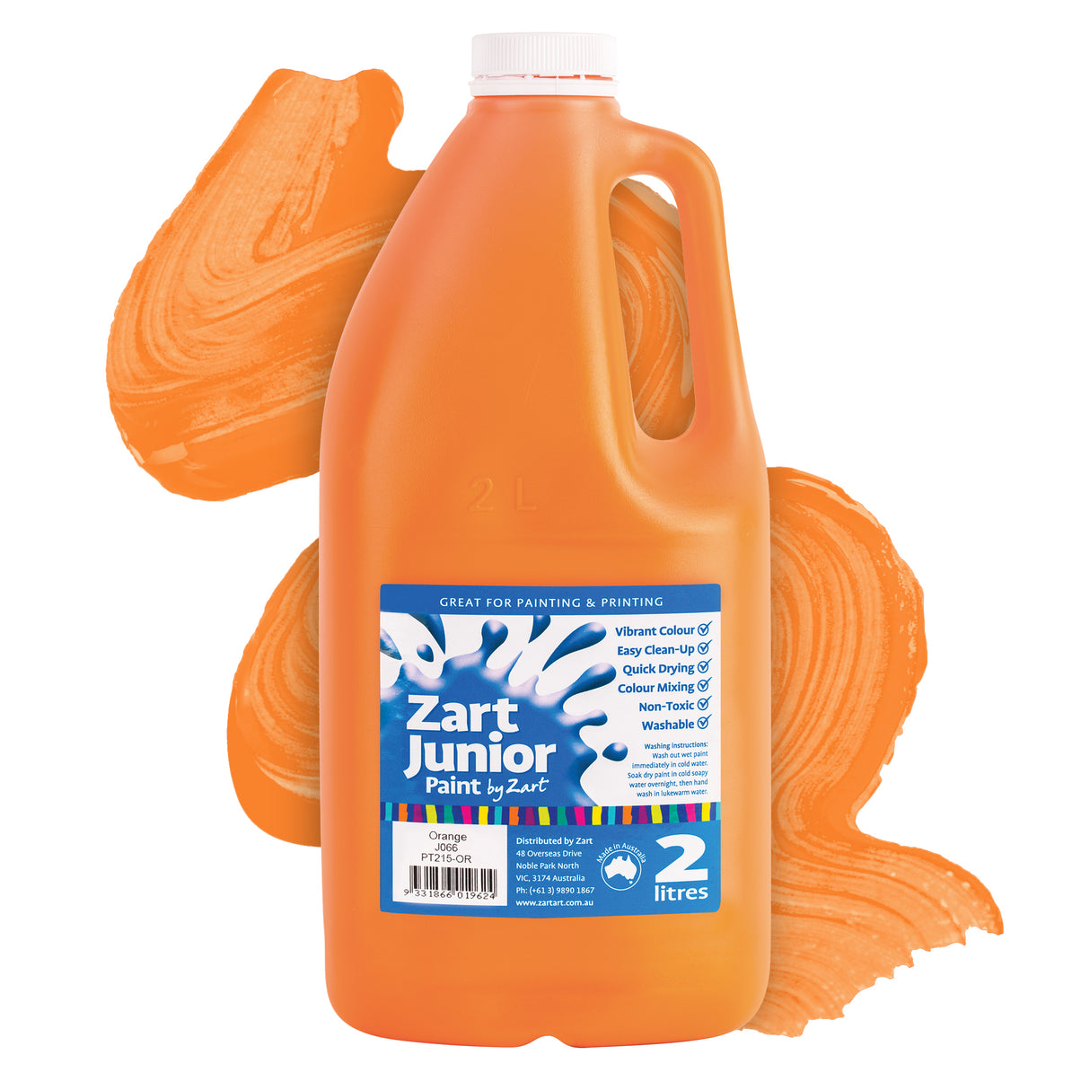 Zart Junior Paint 2L Bottles - Zart