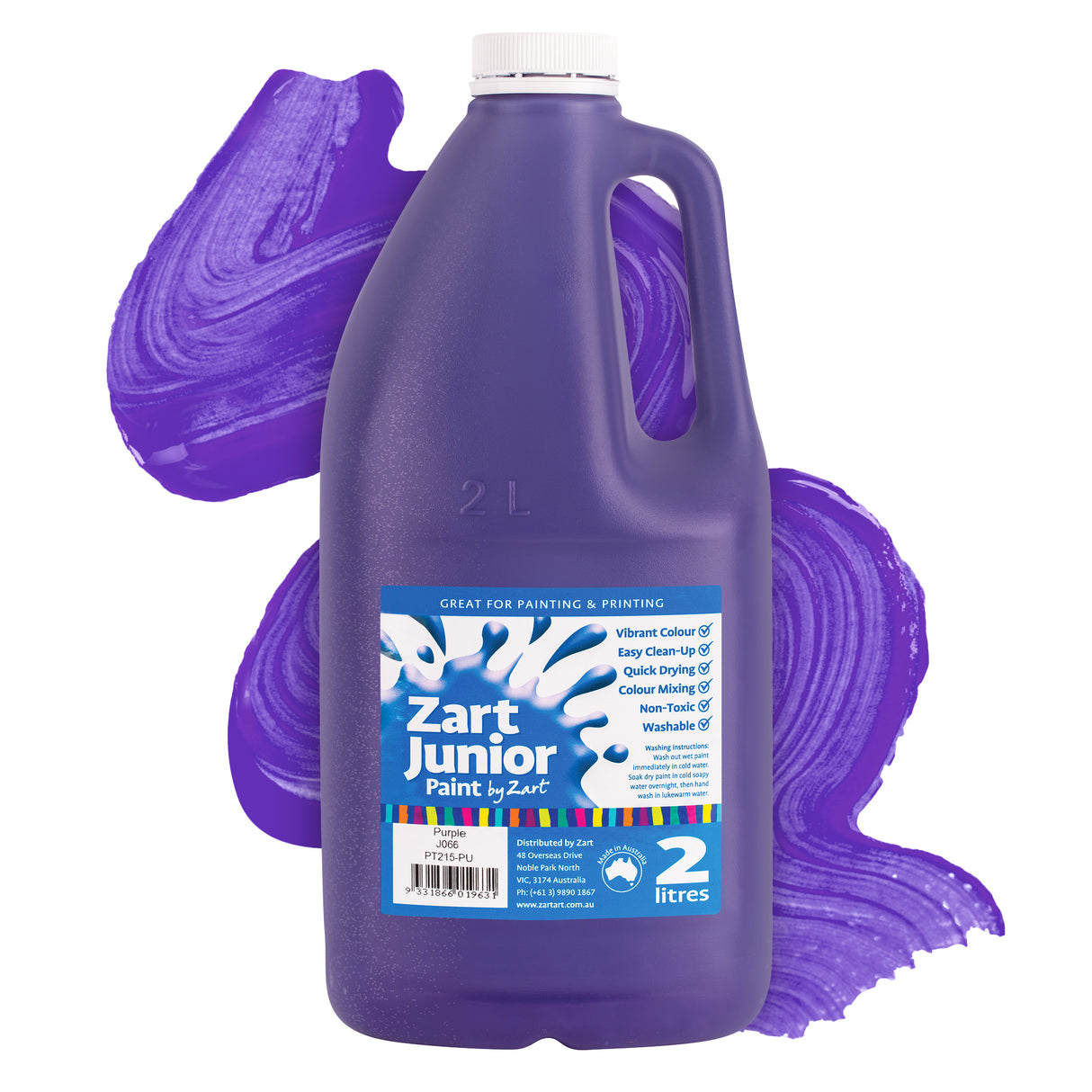 Zart Junior Paint 2L Bottles - Zart