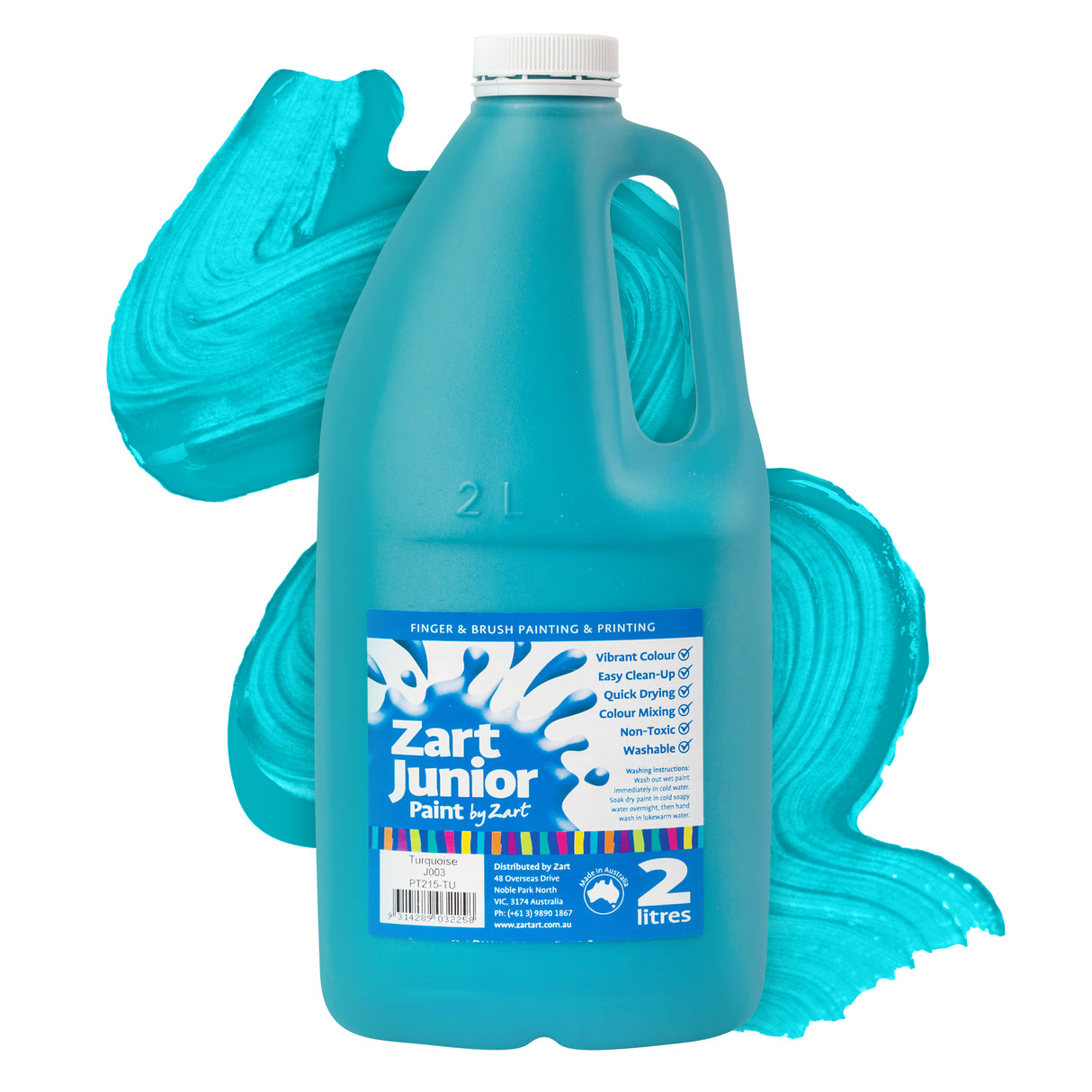 Zart Junior Paint 2L Bottles - Zart